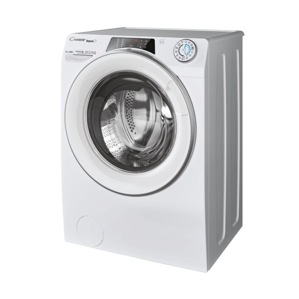 CANDY - Lavatrice Hublot - Lavatrice 12kg/1400 giri/min - Classe energetica A - 15 programmi - WiFI+Bluetooth, Schermo Digital, Mix Power System - Bianco - 85 x 60 x 67 cm - Modello RO14126DWMST-S