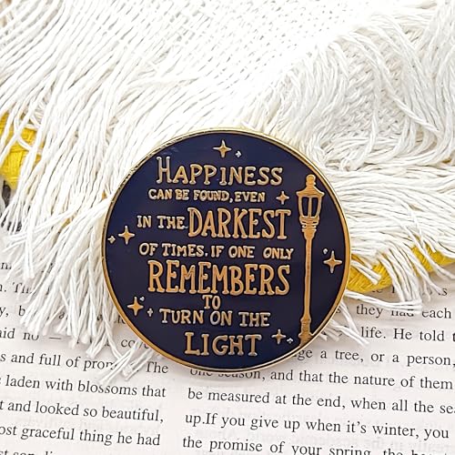 Image of Magic Fiction Quotes Pin - Culture Series | Premium Enamel Pin - Statement Lapel Pin - Plated Badge for Clothing, Bags, Hats, Jackets, and Lanyards