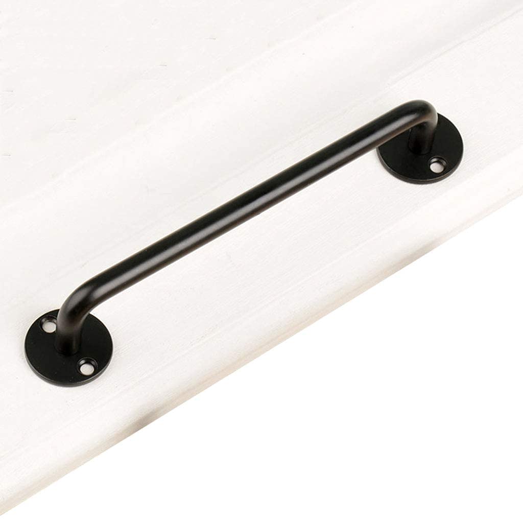Poignée de porte noire push-pull pour tiroir et armoire de cuisine