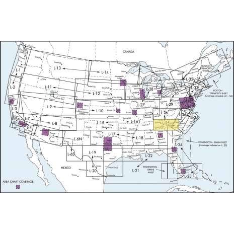 FAA Chart: Enroute Low Altitude L25/26 ELUS25 miniatura 1