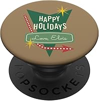 Vista 1 de Elvis Presley Oficial Happy Holidays Love, Elvis PopSockets intercambiable PopGrip