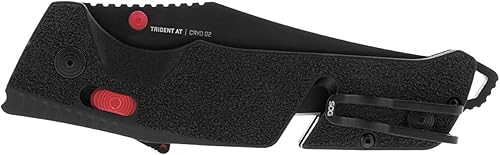 Miniatura 6 de SOG Trident at Ambidextrous - Cuchillos plegables profesionales parcialmente dentados  Hoja de acero inoxidable CRYO D2 tratada térmicamente