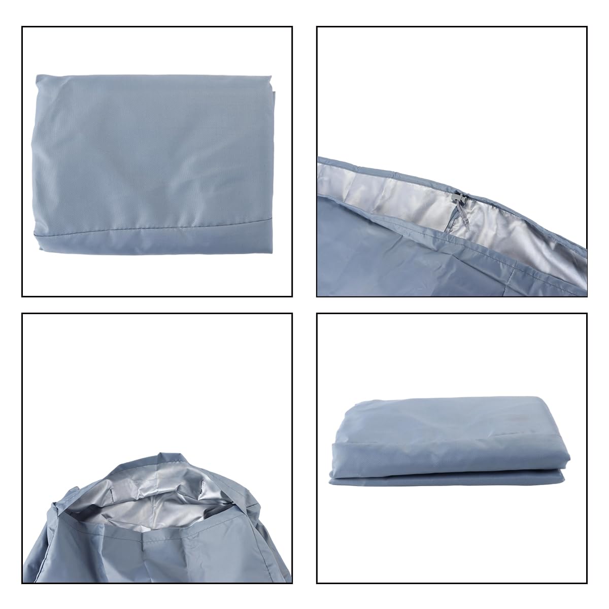 zalati Protector De Carrete De Manguera De Jardín, Tela Oxford, Retráctil, Impermeable, Para Exteriores, 420D, Gris