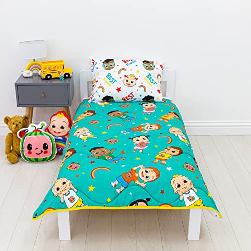 Rest Easy Bettwäsche für Kleinkinderbett, ohne Bettdeckenbezug, gefülltes Kissen und Kissenbezug, wendbar, waschbar, ohne Bettdeckenbezug, perfekt für Reisen und Übernachtungen Cover