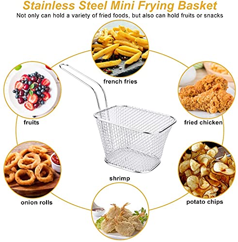 SOONHUA Cestello per Friggere,Cestini per Patatine...