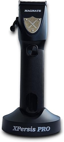 Miniatura 2 de PRO Magnate Quiet DLC Fade Blade Black - Cortadora de pelo inalámbrica para barberos, cortadora de pelo profesional para hombres + afeitadora