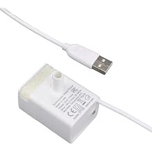 JY-830 Replacement Pump for Pet Water Fountain, Small USB Interface Cat Water Fountain Motor Compatible with 2.2L/74oz 3.2L/108oz 4L/135oz 7L/236oz Stainless Steel Dog Fountains