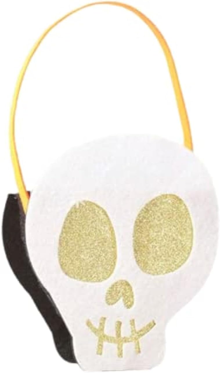 Halloween Trick or Treat Bags, Small Halloween Tote Bags with Handles, Gift Bags, Multifunctional Non-Woven Halloween Bags for Gifts Wrapping, Trick or Treat, Halloween Party Supplies