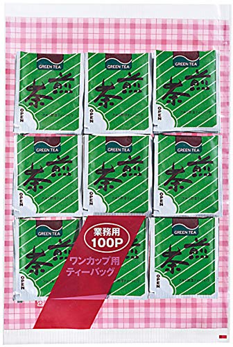 OSK 小谷穀粉 業務用 煎茶 ティーバック 紙アルミ 100P 2袋