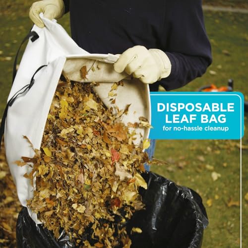 BLACK+DECKER Leaf Blower Leaf Vacuum and Leaf Mulcher 3-in-1, Electric Blowers for Lawn Care, 12 Amp, 250 MPH, 400 CFM (BV6000) - image 4