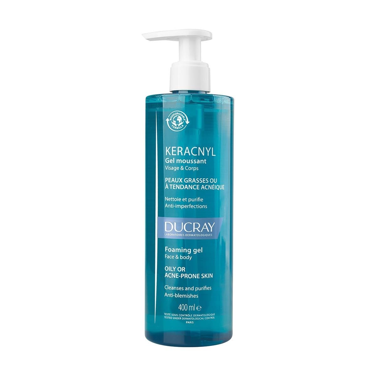 DUCRAY Ducray Keracnyl Gel Moussant 400ml for Daily Use
