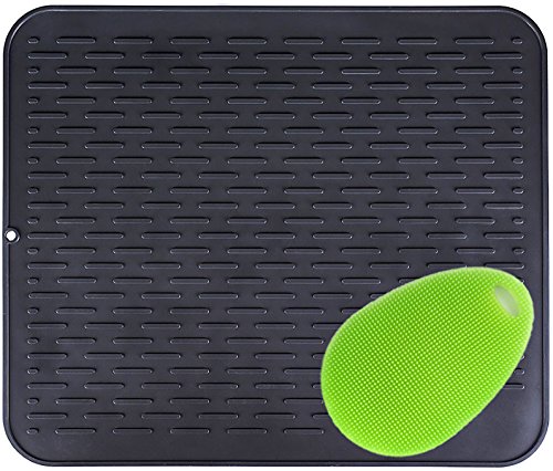 22x18inch Alfombrilla Escurreplatos de Silicona