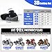 LI LIBZAKI Motorcycle Cover 420D Heavy Duty All Season Universal Weather Waterproof Outdoor Protection 96