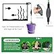 GuKKK Aquarium Wasserwechsler, Mulmsauger Aquarium, Handbetriebener Aquarium Reiniger, Reinigung Sand Filter Fisch Tank Kiesfilter, Aquarium Filter für Wasserwechsel und Filter Sandreinigung
