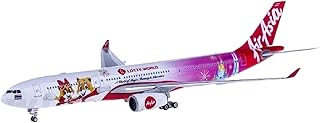 for AirAsia A330-300 HS-XTD Die-cast 1:400 Scale Aircraft Model Miniature Aviation Metal Model Collection Ornaments