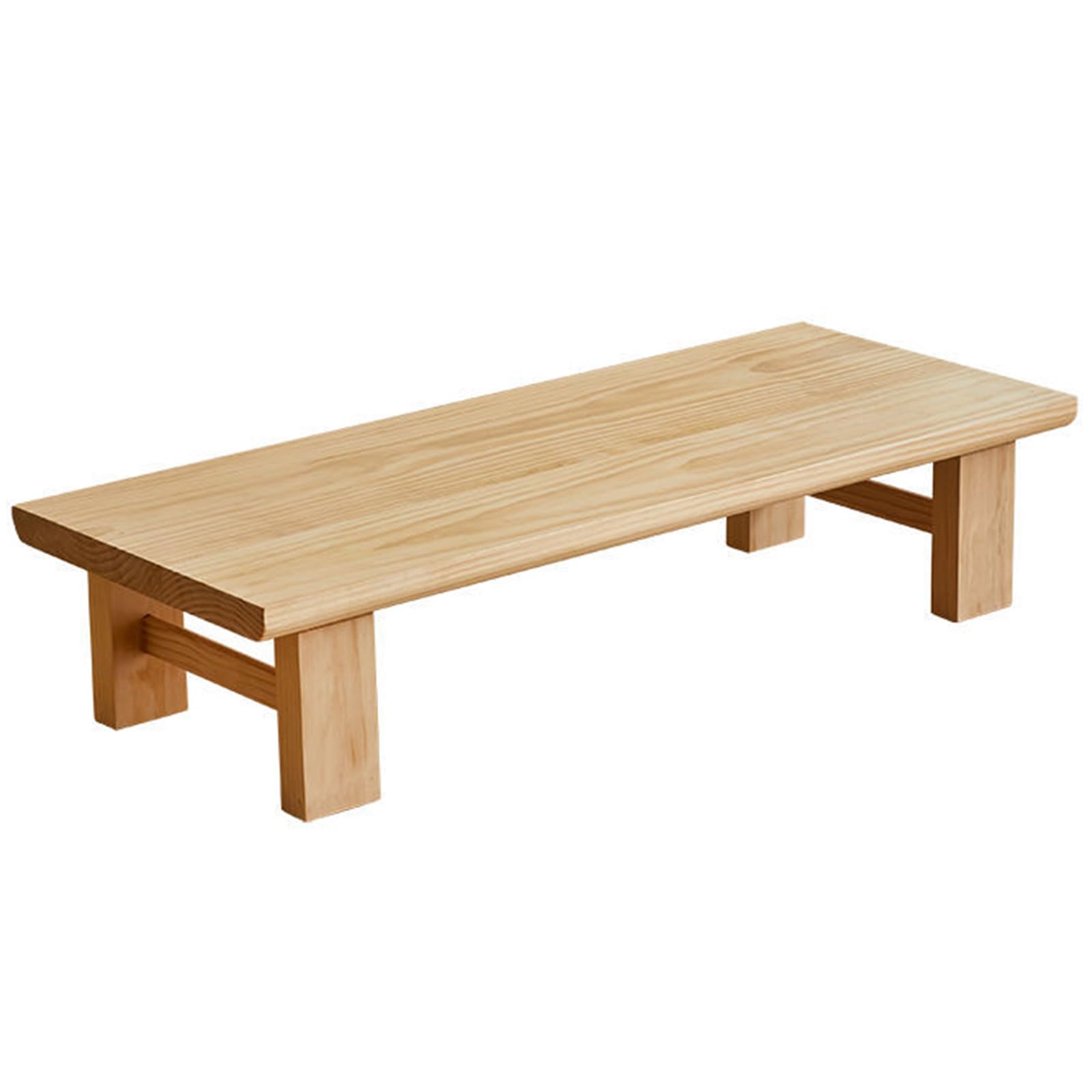 Table Basse Japonaise en Bois Massif pour Apéritif Dinatoire et Salon Zen
