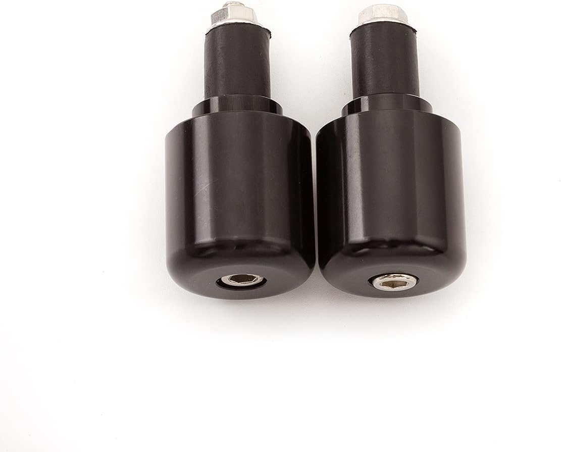 Handle Bar Ends Grips Plug Fit for Yamaha YZF R6 1999-2019 YZF R6S 2006-2009 YZF R6-Champions LE 2001 (Black)