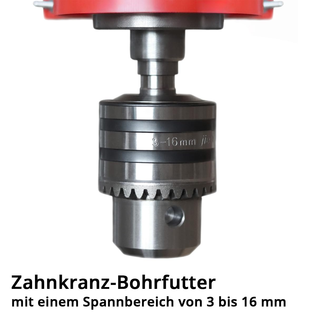 STAHLWERK Perceuse à colonne - Perceuse à colonne robuste de 550 W pour le bricolage, la construction métallique et le modélisme, diamètre de perçage Ø 16 mm, 200-2.800 tr/min