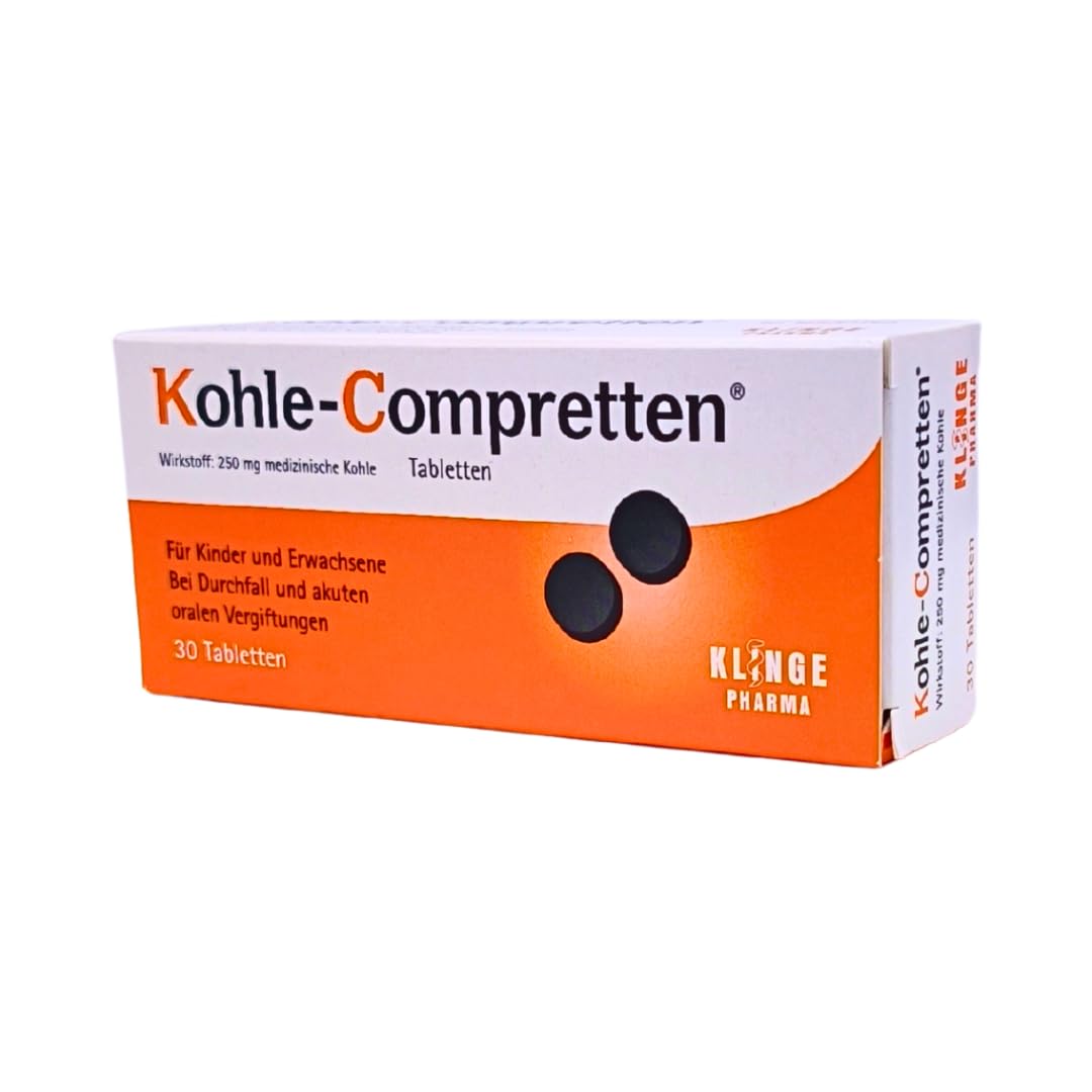 Atkivkohle Tabletten 3x 30 Tabletten I bei Durchfall und akuten oralen Vergiftungen I Diarrhoe I Magen-Darm-Beschwerden I Entgiftung I Spar-Set plus Pharma Perle give-away