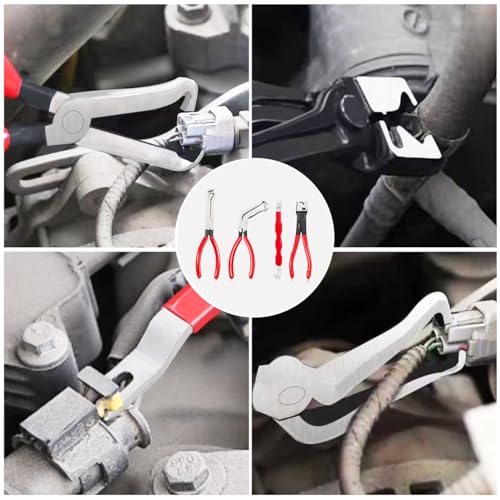 Portable Electrical Disconnect Pliers: 2026 Upgraded Dual Angled Automotive Connector Separator Tool Set with Case for Car Terminal and Wiring Harness Removal in Tight Engine Space - Image 7