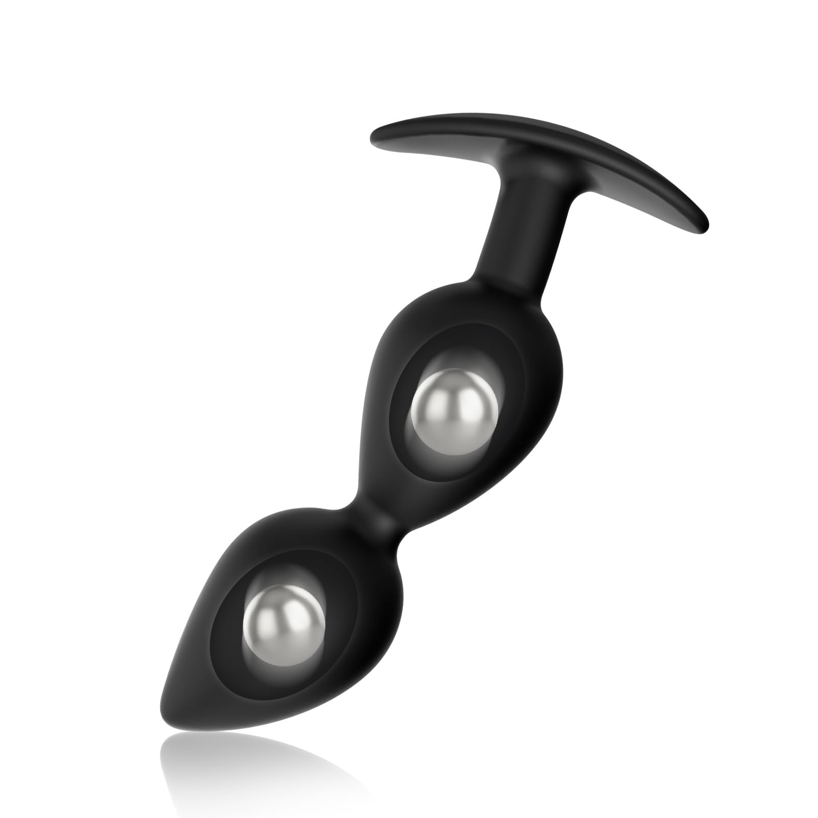 Anal Beads Silicone Butt Plug with Roller Beads Anal Trainer G-spot Prostate Massage Masturbation Beginner Sex Toys for