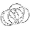 Craft County Metal O-Rings (Welded Steel, 1-1/2 Inch X 10 Pack) #1