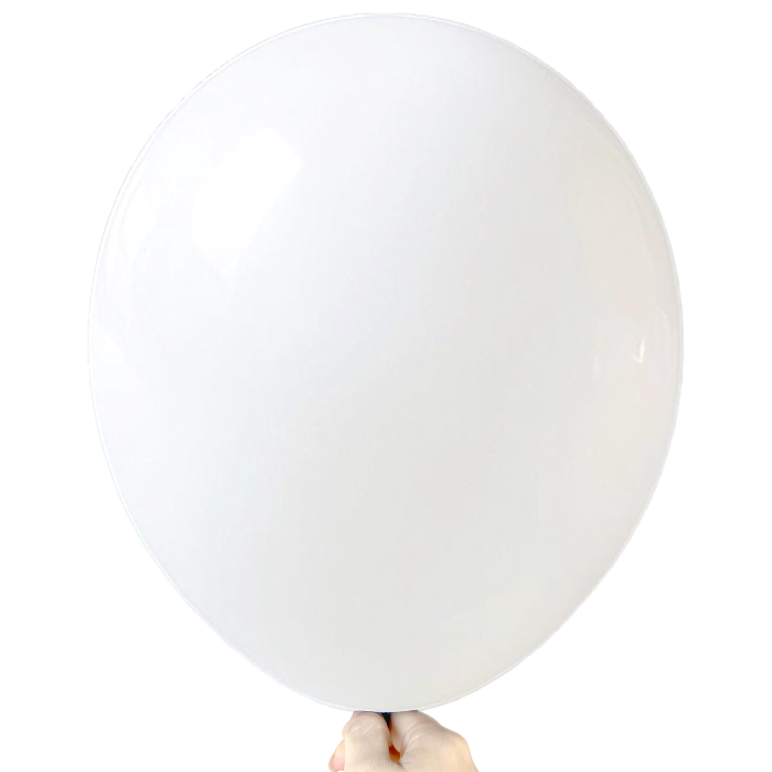 Firomi White Balloons 18-inch 12 Pack Large Thicken (with 1 Ribbon)