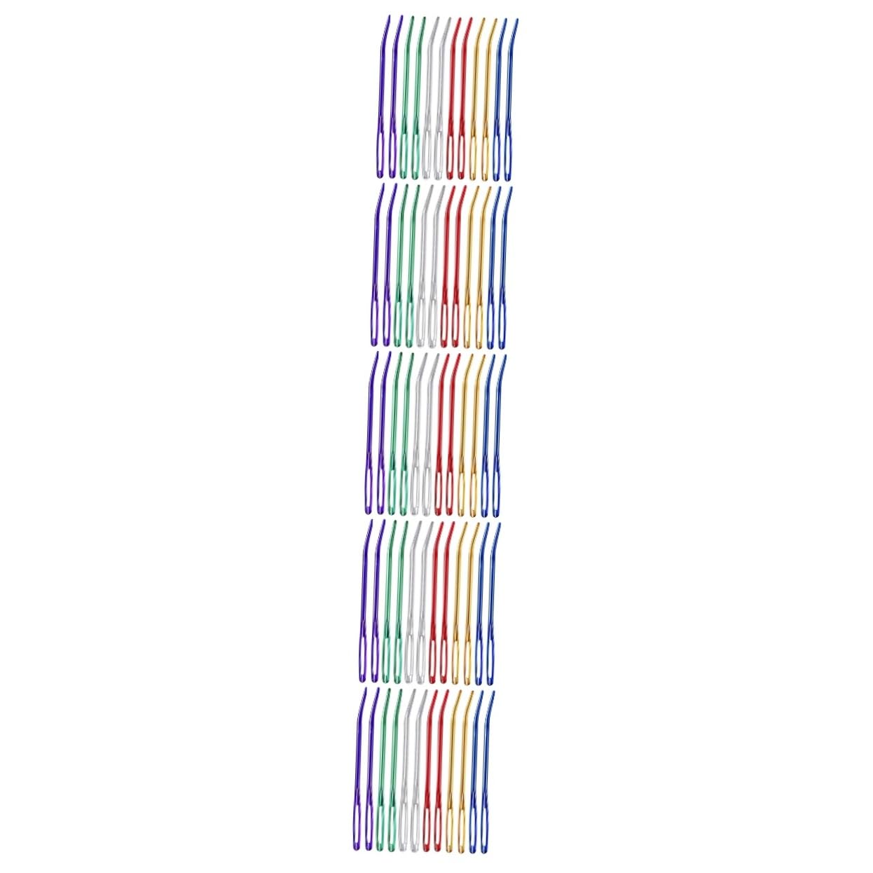 Lurrose 60stücke Teiliges Ergonomischer Nähnadeln Mit Großem Öhr Hochwertige Sicherheitsnadeln Für Einfaches Nähen Und Stricken Für Handarbeiten Und Bastelprojekte