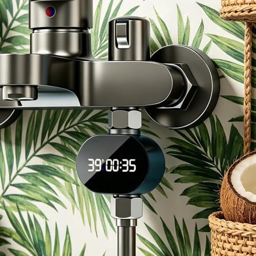 Affichage numérique LED précis et étanche pour température de douche - 3