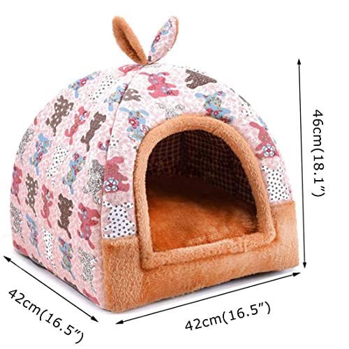 Ushang Pet 2 in 1 letti igloo per gatti Divano