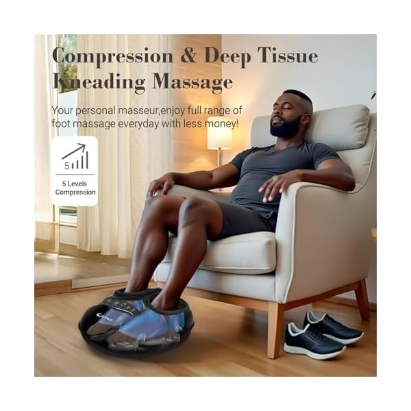 CuPiLo Shiatsu Foot Massager with Heat for Plantar Fasciitis and Neuropathy - Image 3