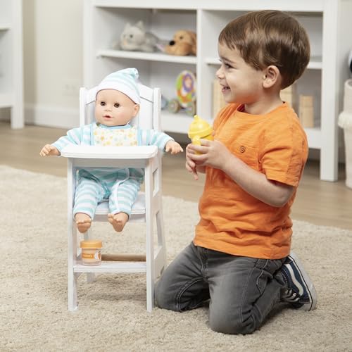 Melissa & Doug Play High Chair Pretend Play High Chair Baby Doll Accessories - image 5
