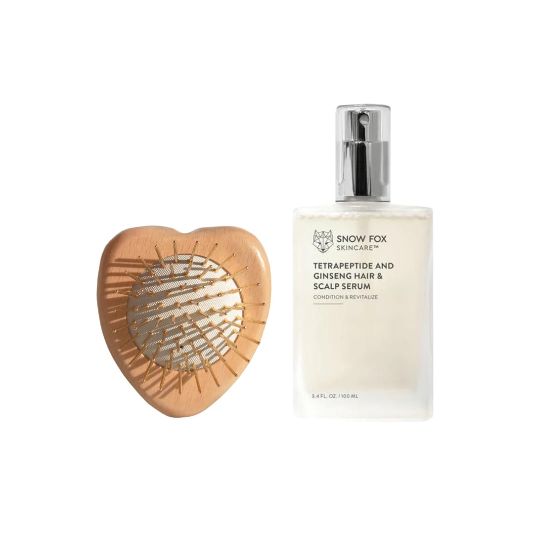 SNOW FOX プレミアム FOXカッサ ウッド ヘアブラシ　スノーフォックス プレミアム FOXカッサ ウッド ヘアブラシ｜ SNOW FOX SKINCARE