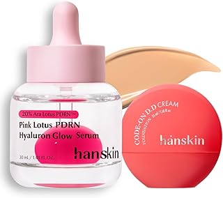 HANSKIN Pink Glow Base Duo - Suero vegano PDR...