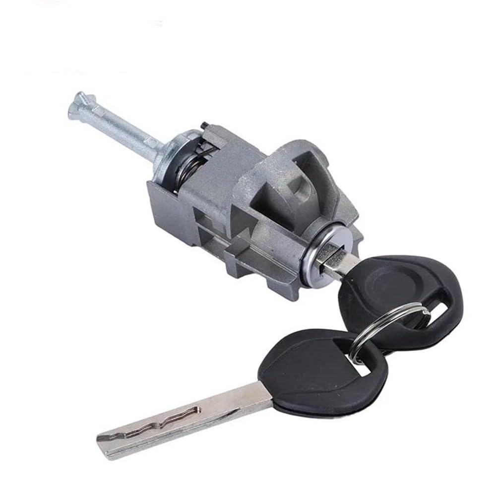 Hzsmyxgs One Color Car Lock Barrel 51217019975 Compatible With E46 3 Series 51218244049 Front Left Driver Car Ignition Lock Cylinder Keys(Lock Barrel 2 Keys)
