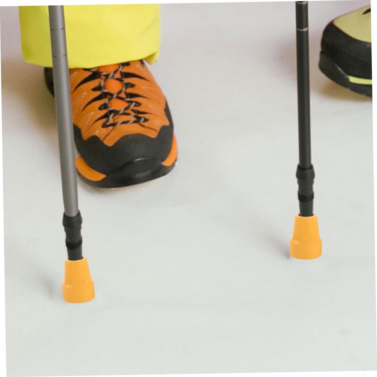 Stand Secure Cane Tips 8pcs Replacement Foot Pads Anti-Slip Cane Ends for Walking Sticks Great Grip