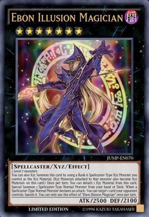 Yu-Gi-Oh Shonen Jump Single Card Ultra Rare JUMP-EN070 Ebon Illusion Magician by Shonen Jump
