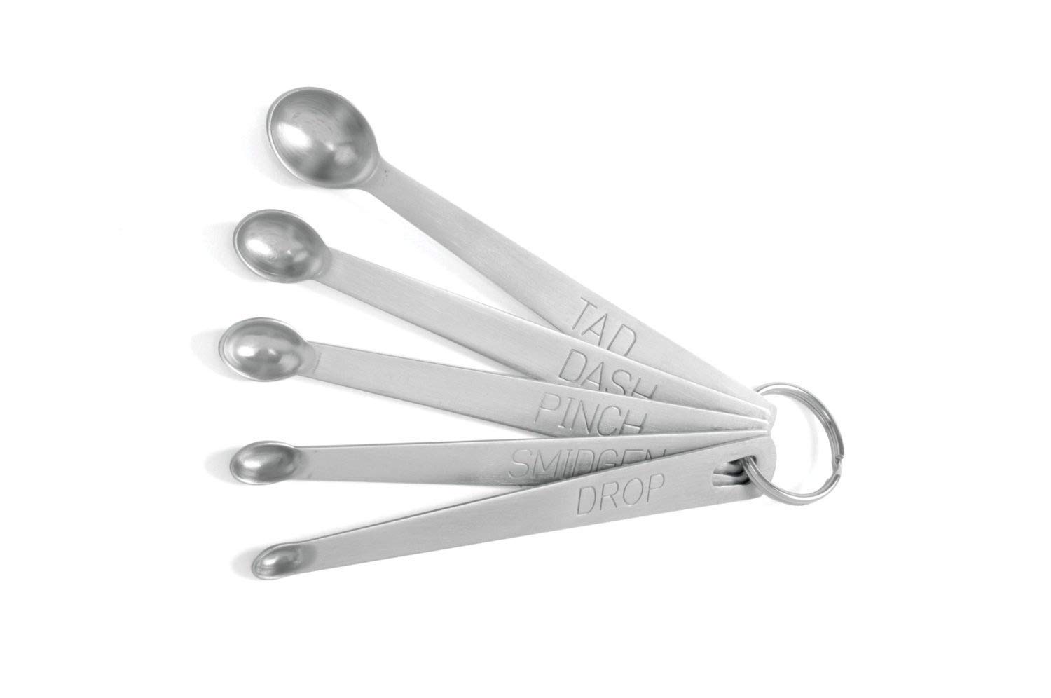 Norpro 5 Piece Stainless Steel Mini Measuring Spoon Set (Pack of 2)