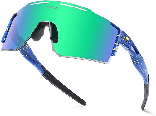 Miniatura 10 de Gafas de sol polarizadas deportivas para hombres y mujeres, gafas de sol de protección UV 400 para ciclismo, esquí, conducción