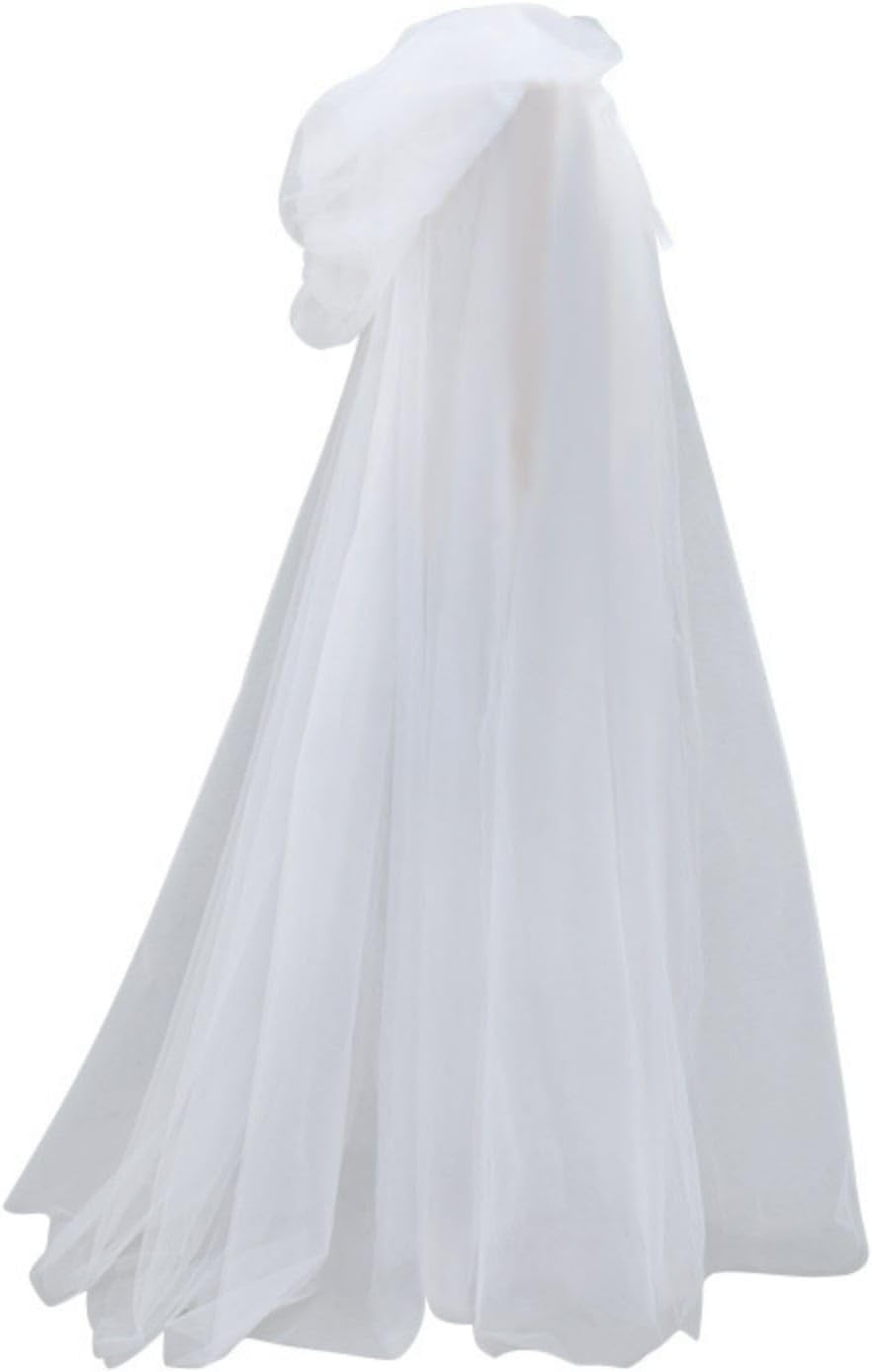 Ghost Costume Haunted Hooded Cape for Women Bride Hooded Halloween Cape Cloak