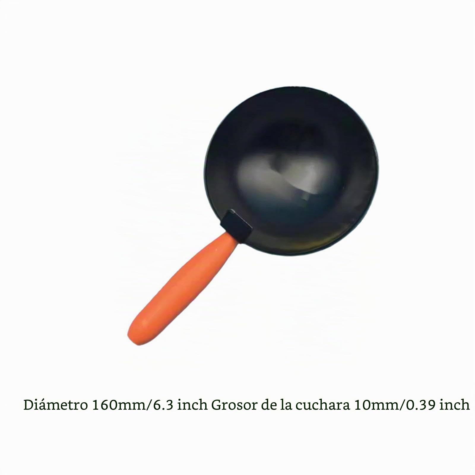 Milageto Cuchara para cemento Cucharón para agua Cucharón para mortero de cemento Cucharón para albañilería Cuenco para enlucido de yeso Masilla para
