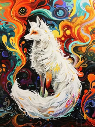 Peinture numéro adulte abstrait 80x110cm toile d'art acrylique manuelle kit R0-62