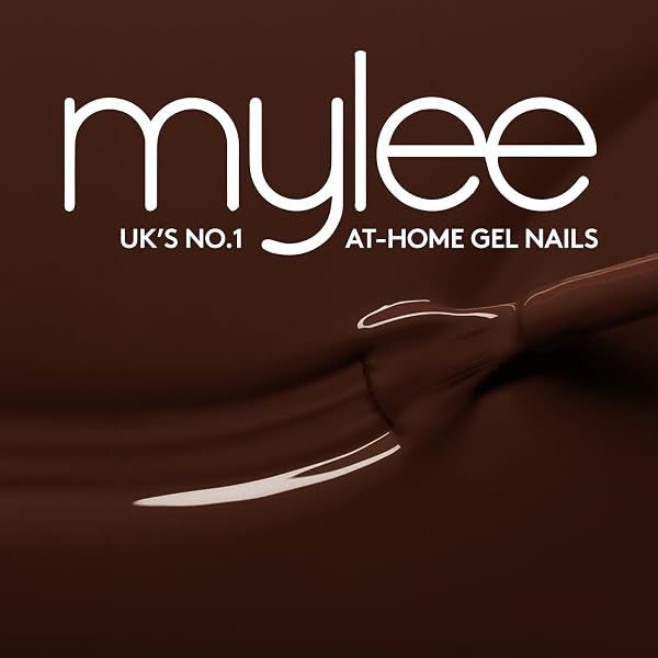 Mylee Vernis à Ongles Gel Semipermanent 8ml [Chocolate Digestive] - UV/LED Nail Art, Manucure et Pédicure Durable, Usage Professionnel et Domestique [Autumn/Winter Range] - Vegan & Cruelty Free - 2