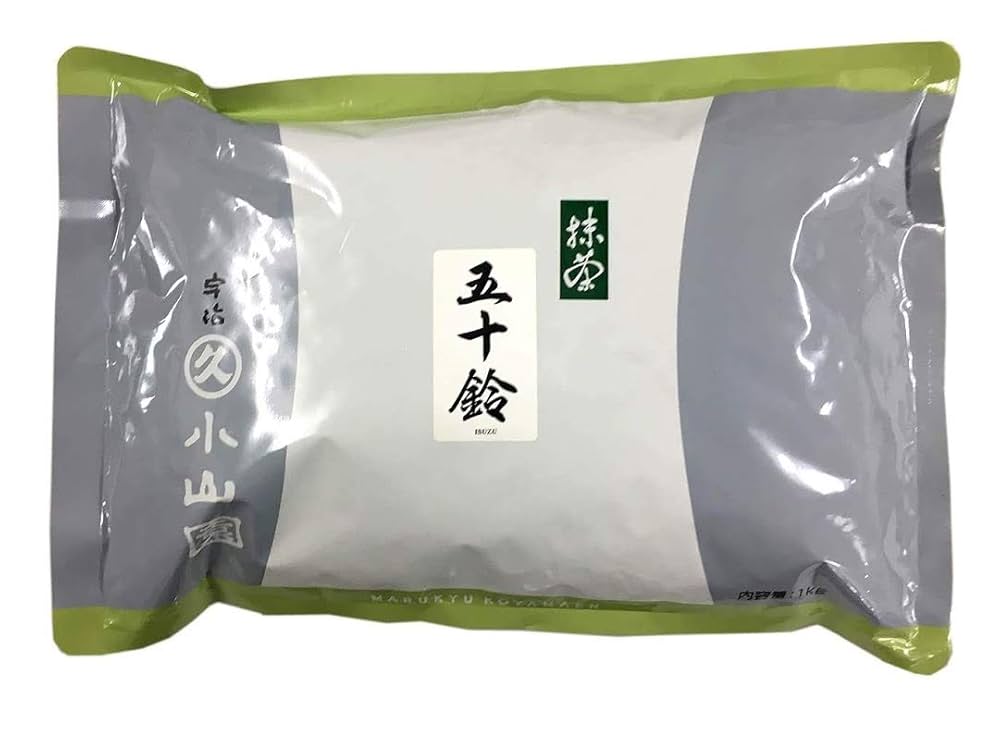 宇治 丸久小山園 抹茶 五十鈴 500g袋 Amazon | お薄茶に五十鈴（いすず）500g袋入り：丸久小山園の