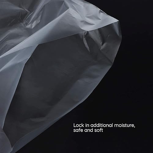 Miniatura 5 de Segbeauty Bolsas de cera de parafina para manos y pies, 200 forros de cera de parafina de plástico, calcetines y guantes de repuesto de cera de baño