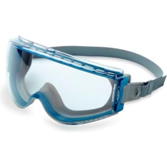 Honeywell UVEX Stealth Teal Body Clear Lens HYDROSHIELD Anti-Fog Coating Neoprene Headband S39610HS