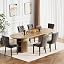 Table With 6 Grey Chairs