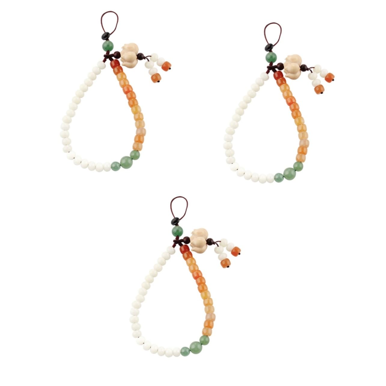 Mikikit 3pezzi Lanyard Per Smartphone Stile Cinese Con Design Di Fior Di Cinturino Elegante e Creativo Per Uso Quotidiano Leggero e Durevole Ottimo Per Amici e Famiglia