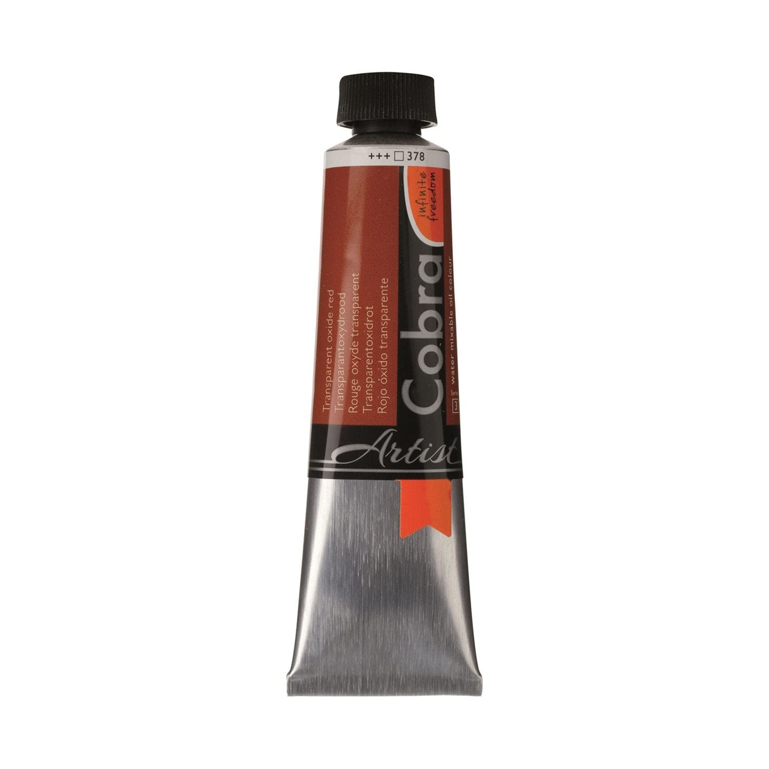 Cobra Artist Oil Colour Tube 40 ml Transparent Oxide Red 378