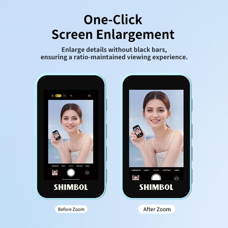 Amazon.co.jp: Shimbol CP5 Mini 自撮りモニタースクリーン、超